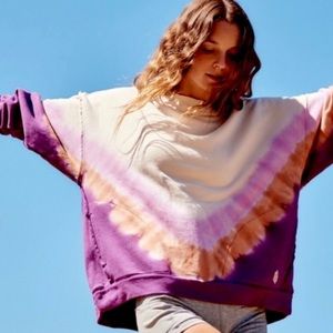 FREE PEOPLE MOVEMENT ombré metti sweatshirt